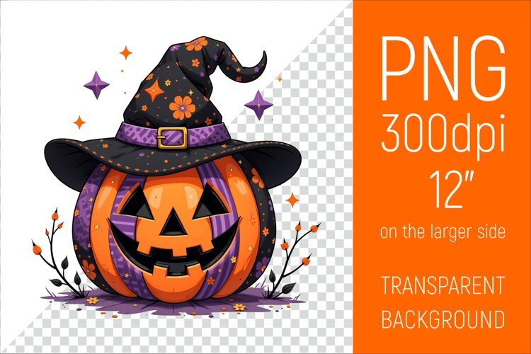 Halloween Pumpkin Clipart |Halloween Party Design example image 1