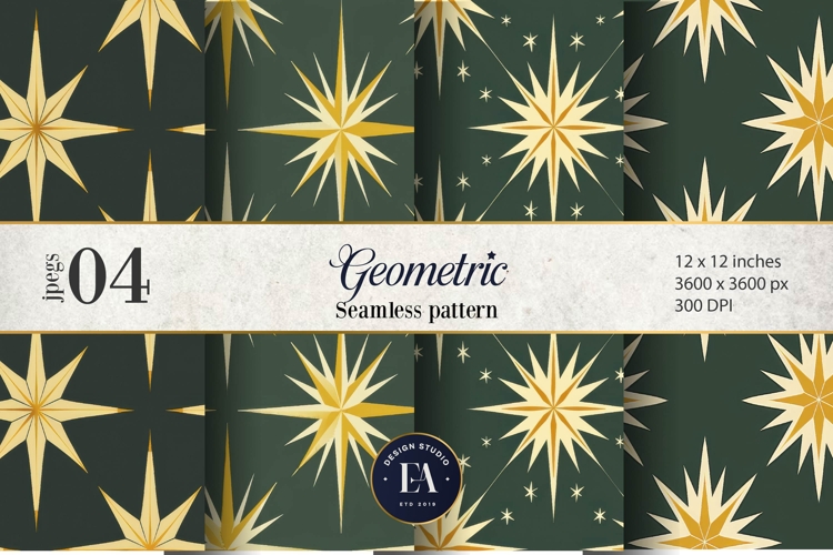 Geometric Seamless Pattern Image 9