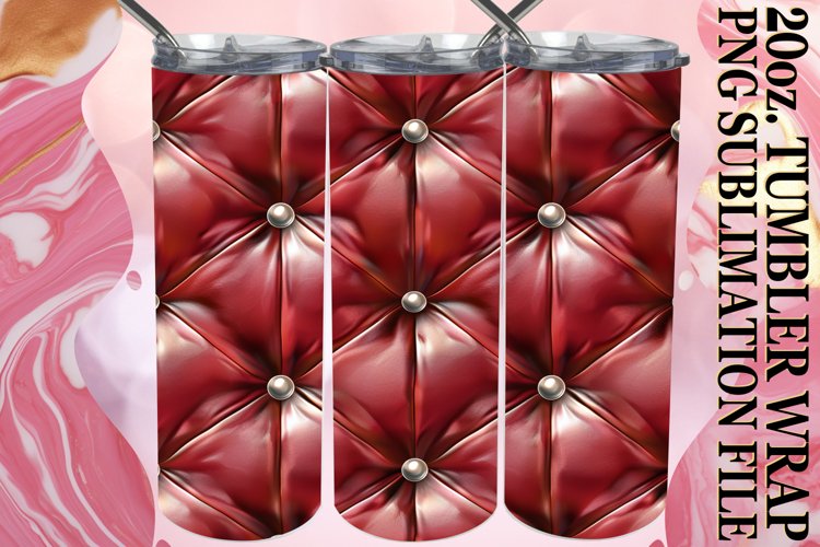 Textured Patterned Tumbler Sublimation