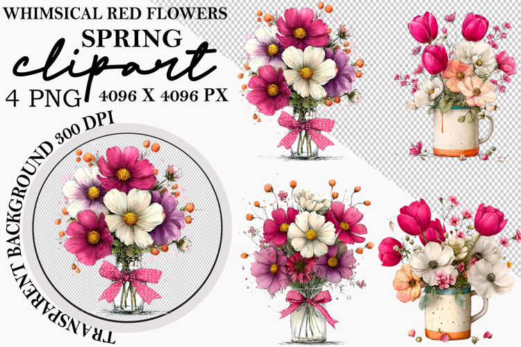 Cute Flowers Clipart Image 17