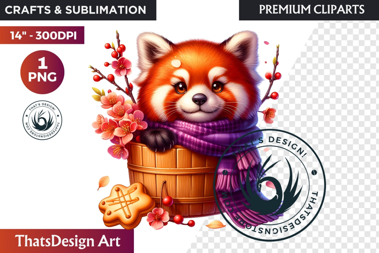 Autumn Cute animal in a bucket clipart Pumpkin thanksgiving