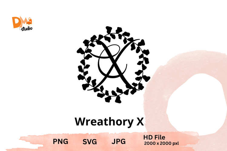 Wreath Monogram SVGs Image 21
