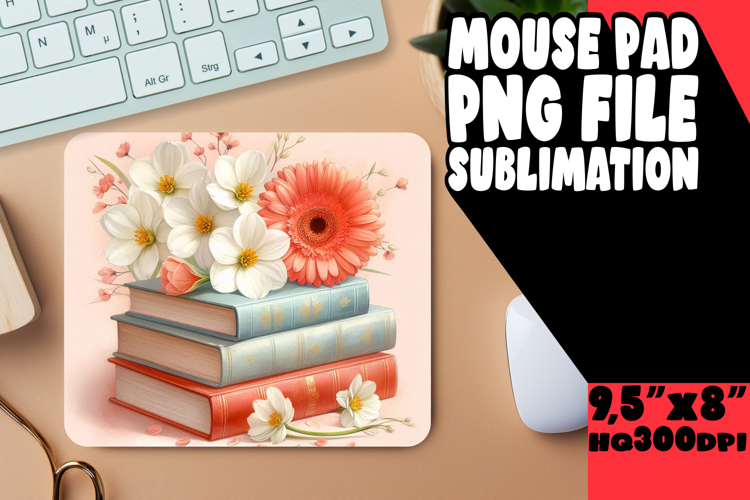 Enchanted Mouse Mat Sublimation Style, Books