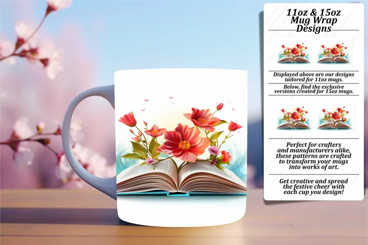 Nature's Bookish Delight Mug Wrap
