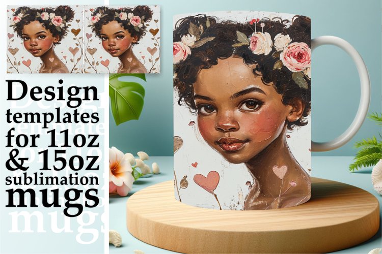 Spring Love Sublimation Mug Designs example image 1