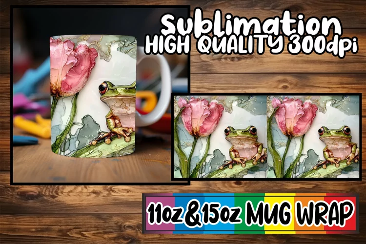Vibrant colors 11oz 15oz sublimation wrap, Animals