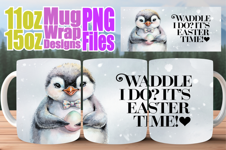 Heartfelt wishes 11oz 15oz mug wrap, Easter