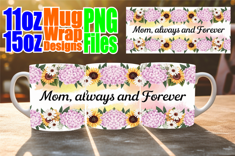 Cozy smiles 11oz 15oz sublimation wrap, Mother's Day