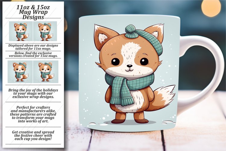 Festive Forest Mug Sublimation Print example image 1