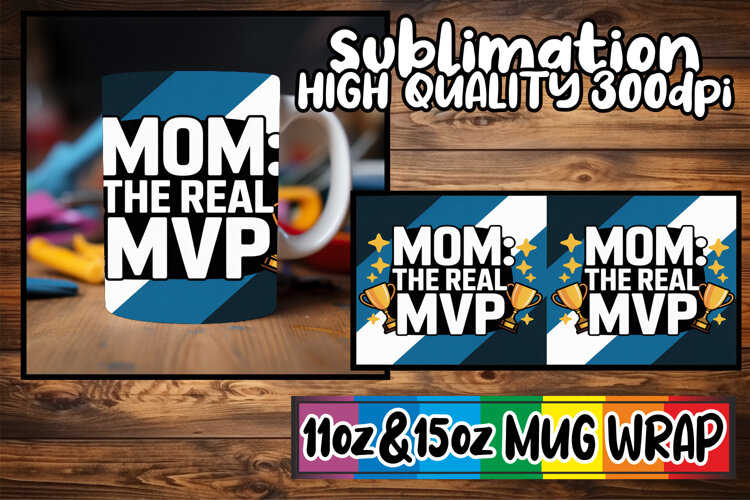 Beautiful sunsets sublimation mug wrap, Mother's Day example image 1
