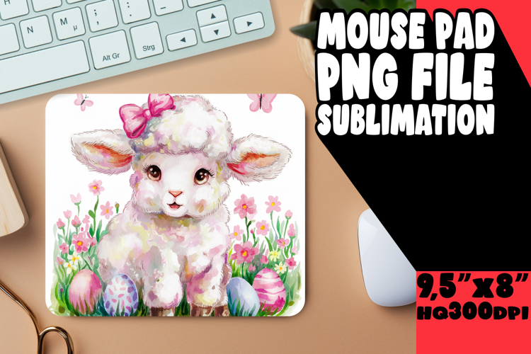 Sweet Desk Mat Sublimation Style, Cute Easter