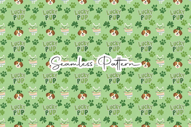 Paw print pattern svg Image 7