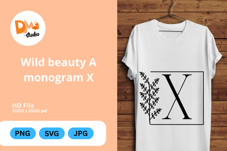 Wild Beauty Monogram Floral
