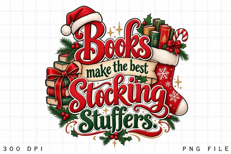 Books Make the Best Stocking Stuffers Christmas Book Lover