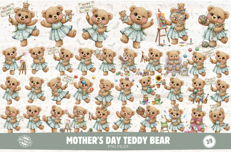 Teddy Bear Illustration Image 4