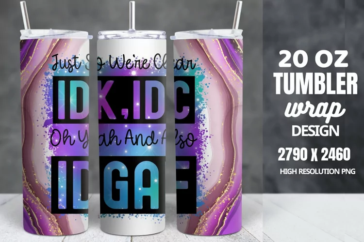 Funny Quotes 20oz Skinny Tumbler Sublimation, Sarcastic