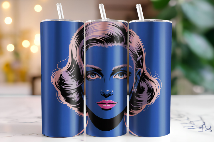 Woman Tumbler Wrap | Sublimation | Tumblers