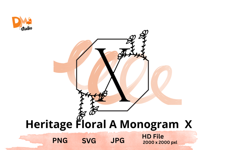 Heritage Floral Monogram