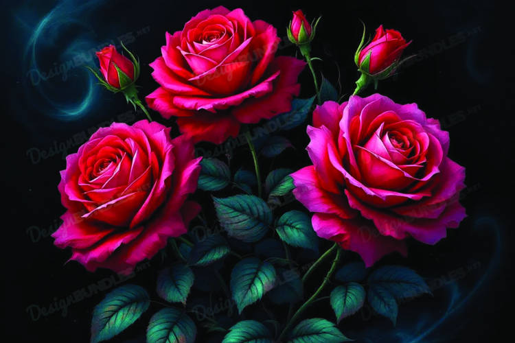 Red Roses Clipart Image 3