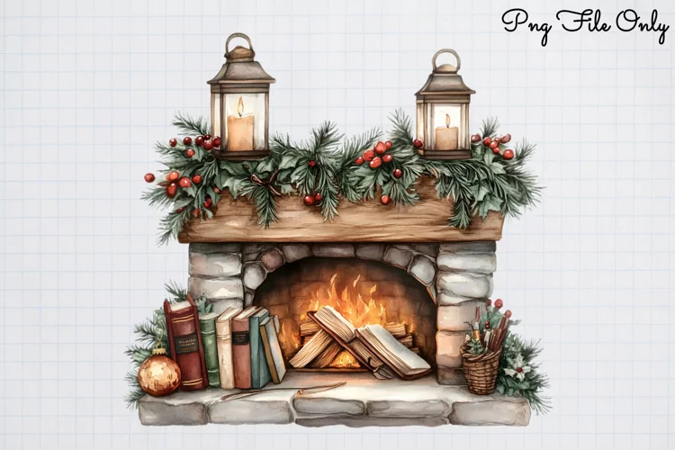 Cozy Christmas Clipart PNG