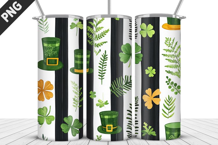 St Patricks Day Tumbler Wrap| Sublimation Design