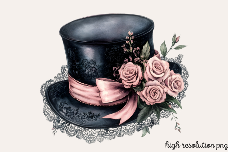 Black Pink Easter Clipart PNG