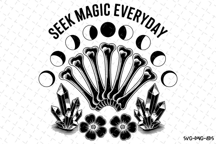 Seek Magic Everyday Svg | Halloween Svg | Svg Cut Files example image 1
