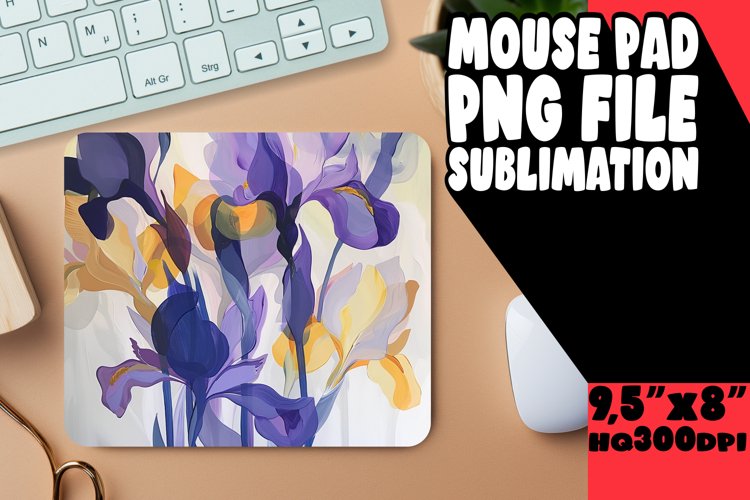 Spring Bouquet Mouse Pad Design example image 1