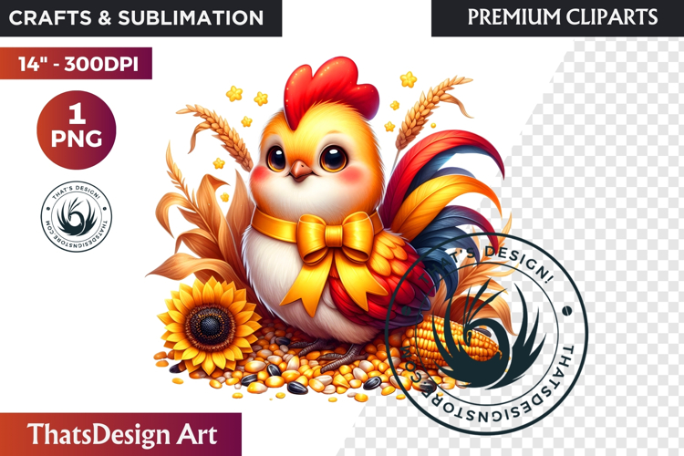 Cute Autumn thanksgiving Baby animal and Pumpkin PNG clipart