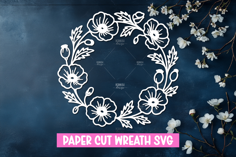 Floral Wreath Svg Image 18