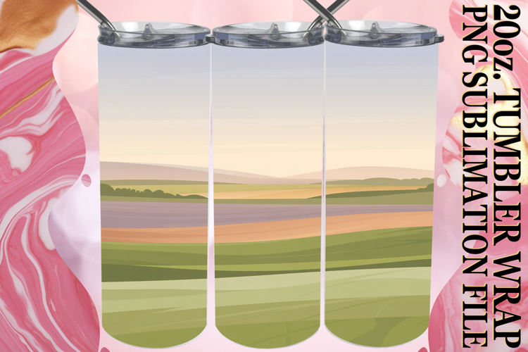 Magical Nights 20oz tumbler wrap, Spring