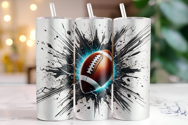 Football Tumbler Wrap | Sublimation | Tumblers