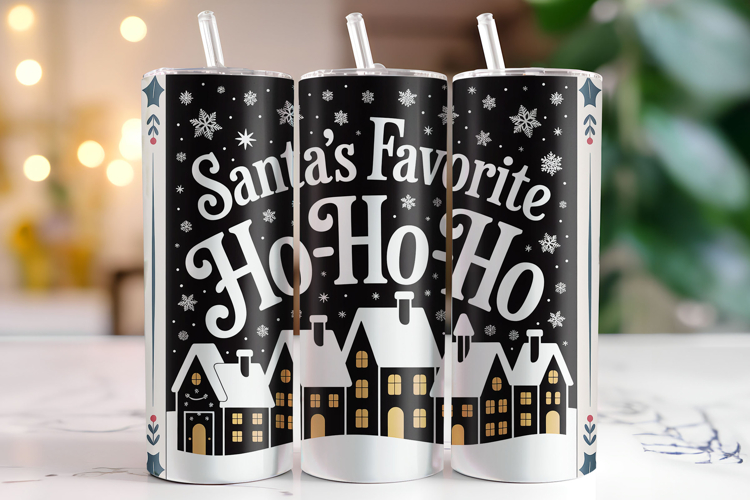 Christmas Tumbler Wrap