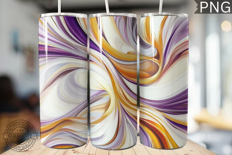 Abstract Pattern Tumbler Warp - High Quality 300 Dpi