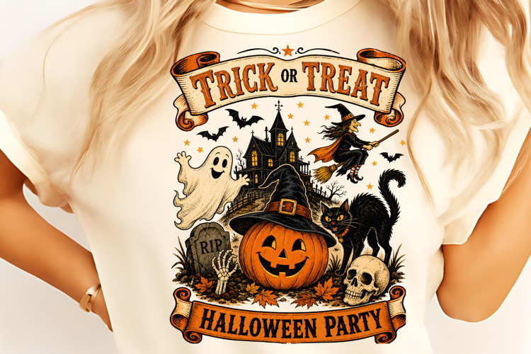 Trending Halloween PNG, Spooky Season PNG, Cute Pumpkin PNG
