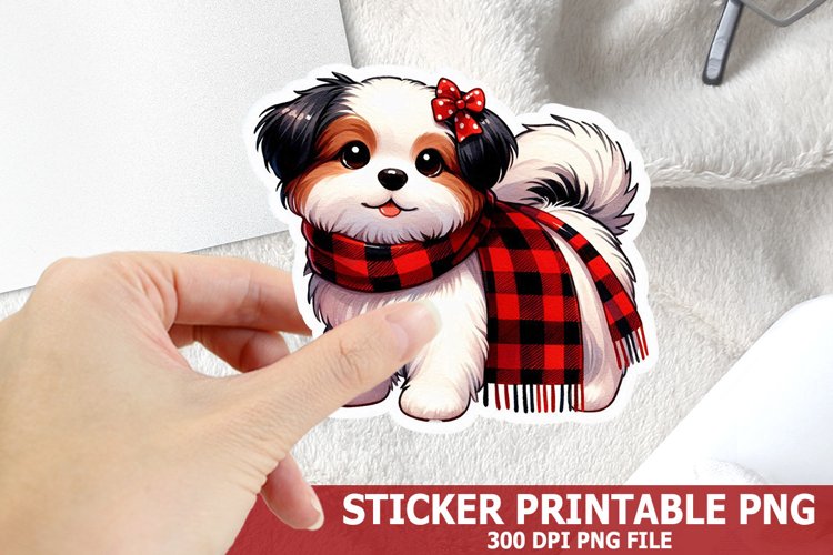 Christmas Dog Clipart Image 18