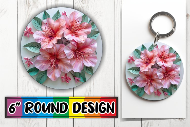 Chic 3D Petal Sublimation Accessories example image 1