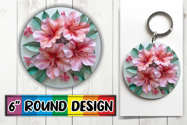 Chic 3D Petal Sublimation Accessories