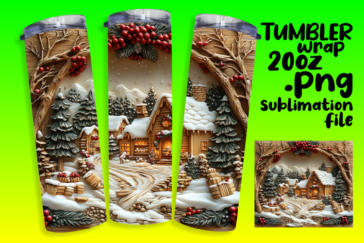 Christmas Tumbler Wrap Image 23