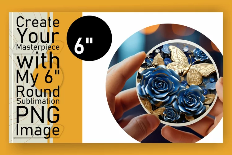 Glossy 3D Butterfly Magic: Round Ornament Wonder