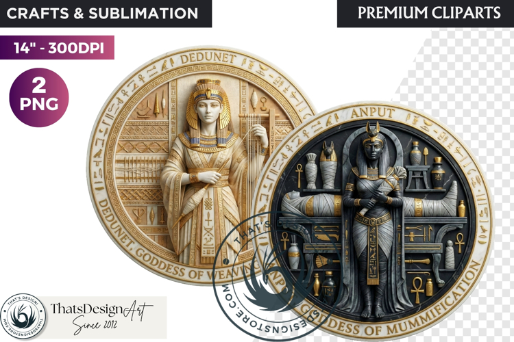 Ancient Egyptian Gods Pantheon Mythology Graphics cliparts