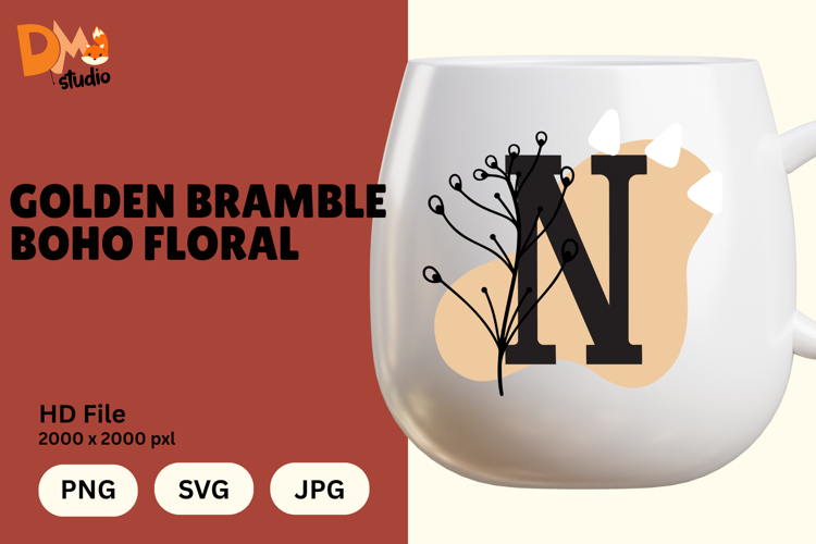 Floral Letter Svg Image 15