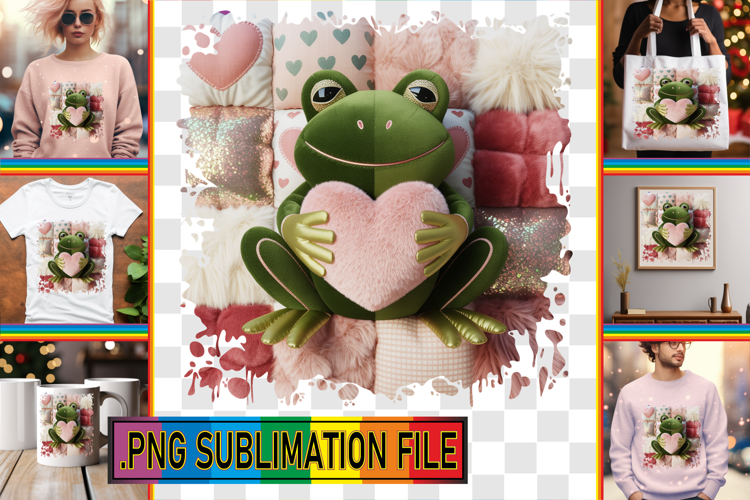 Timeless Tote Bag Gift Ideas PNG, Valenines Animals