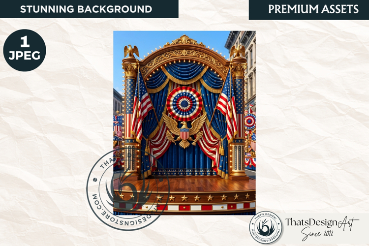 Patriotic Americana Backdrops - 4th of july backgrounds