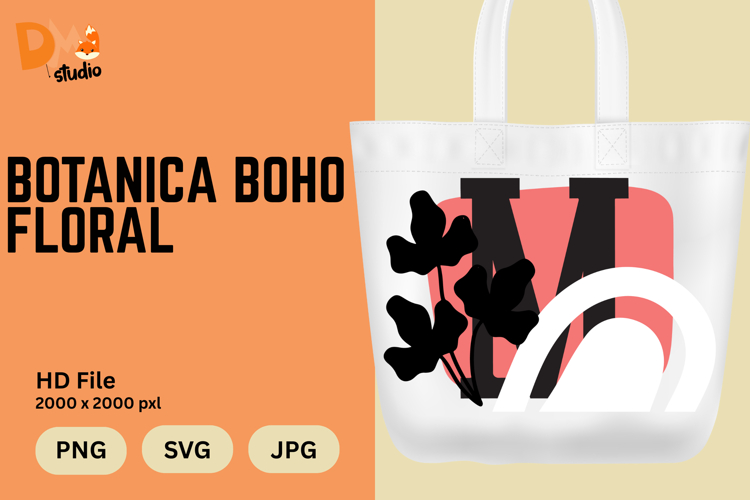Boho Floral Svg Image 9