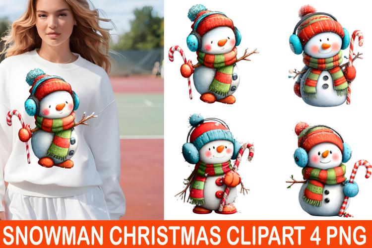 Snowman Sublimation Image 4