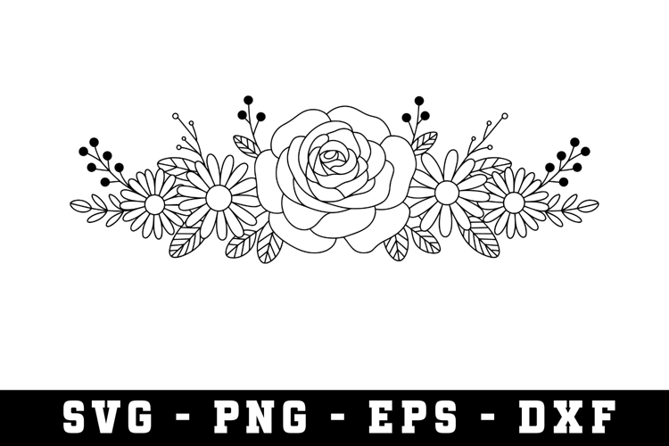 Wildflowers Svg Image 4