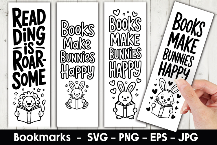 Reading Roars Bookmark Sublimation