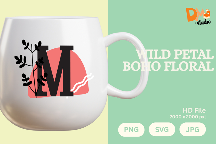 Boho Flower SVGs Image 6