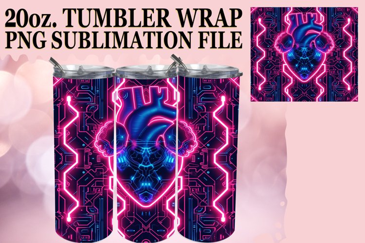 Heart Pattern Sublimation Design example image 1